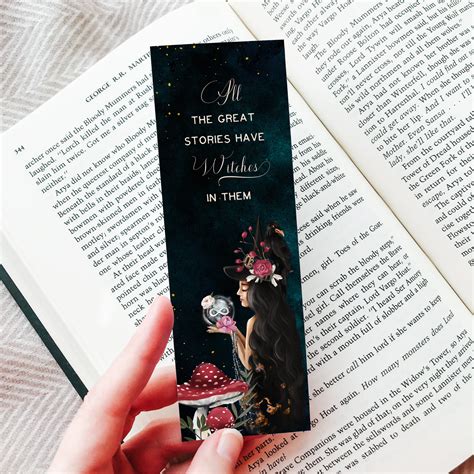 Sinister witch bookmark